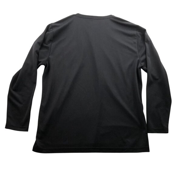 Genuine Dickies Mens T-Shirt Size XL Long Sleeve Crew Neck Black Pocket Tee - Picture 2 of 8